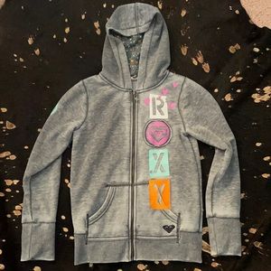 Roxy zip up sweatshirt